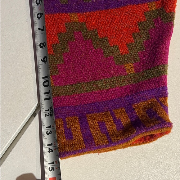 Vintage I.B. Diffusion Colorful Aztec Cardigan - 1990 - Size S over size - Picture 11 of 12